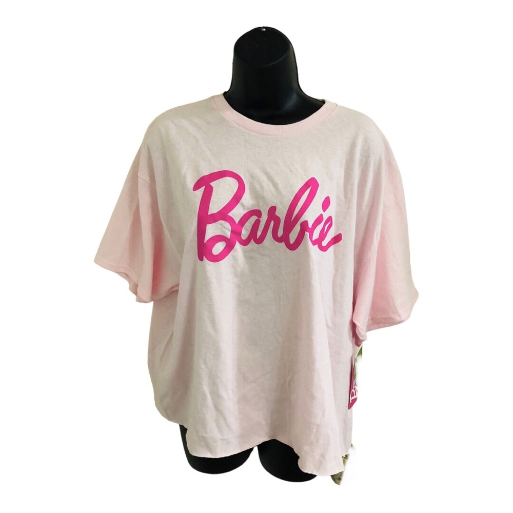 Barbie pink graphic print Barbie corvette t-shirt size XL new - Picture 15 of 16